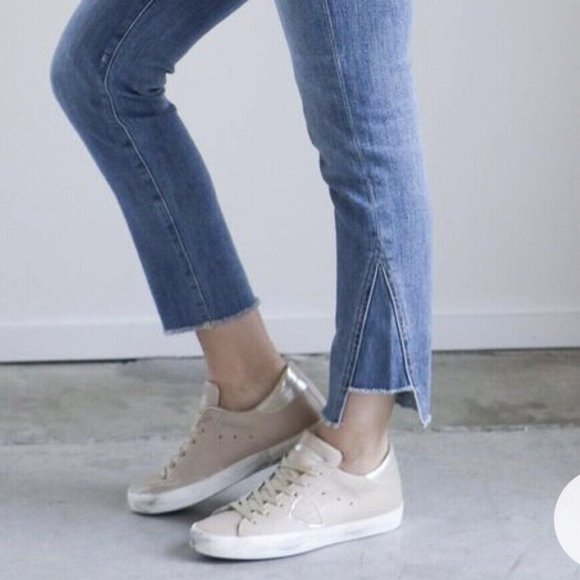 FRAME Le Boy Gusset Fray Jeans Beaudry Wash 27 - Picture 2 of 10